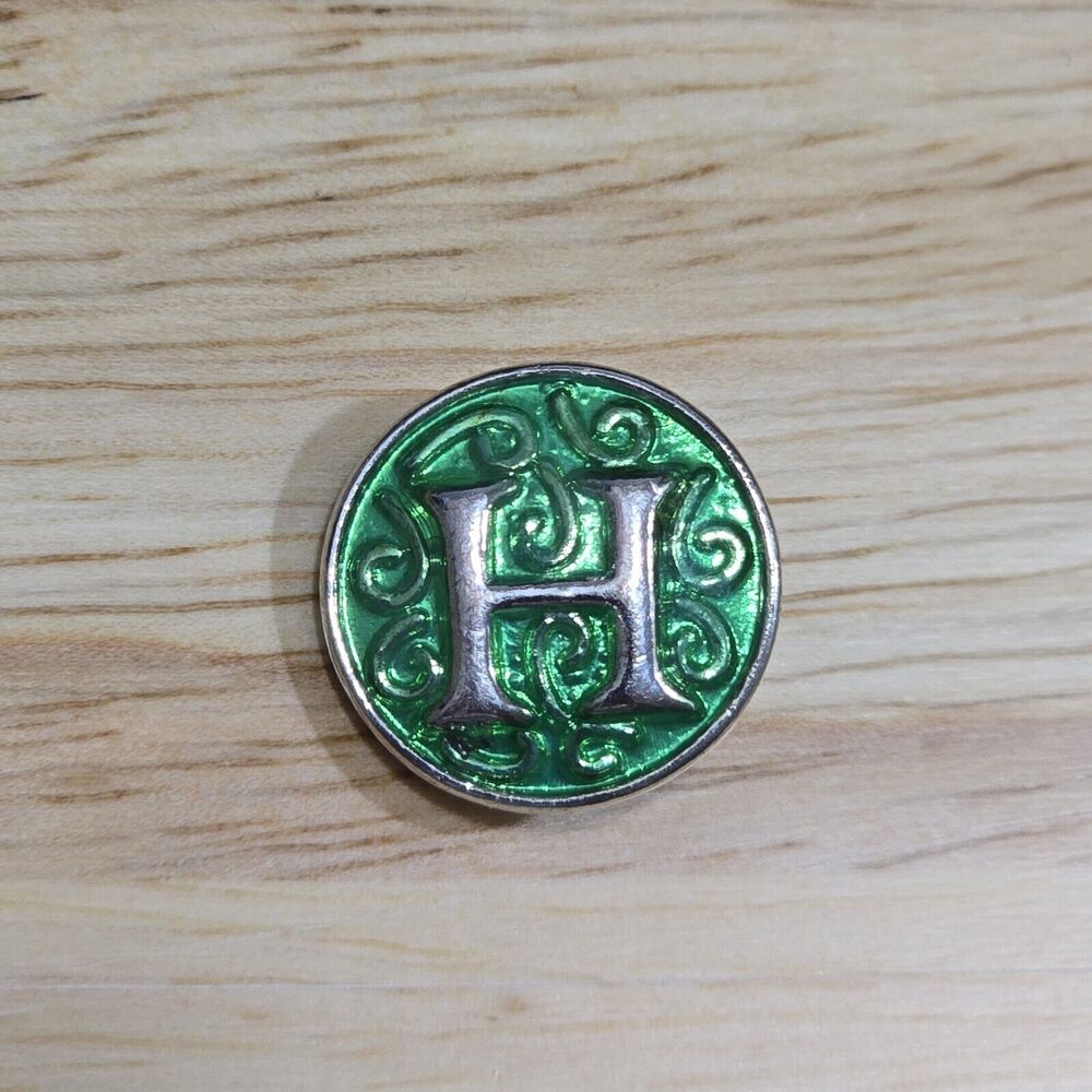 Snap Jewelry Monogram Letter H 18-20mm Button Fits Ginger Noosa Accessories